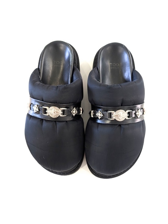 Toga Virilis Black Nylon Mules Mens Size 10 44 Western Hardware Portugal AJ1292 main image 5